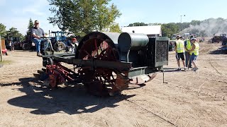 Built to Plow A quotClumsyquot Pre30 Farm Tractor The RARE 1916 Rumely Ideal Pull [upl. by Saint]