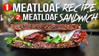 Worlds Greatest Meatloaf Recipe  the Best Leftover Ideas  SAM THE COOKING GUY 4K [upl. by Tevlev980]