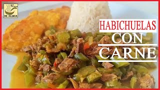 HABICHUELAS CON CARNE  RECETAS COLOMBIANAS [upl. by Niela]