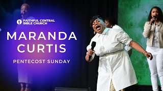 Maranda Curtis leads Worship on Pentecost Sunday [upl. by Onairotciv]