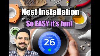 Nest Thermostat Installation – ANYONE Can Do It [upl. by Ettennil]