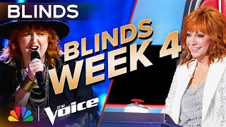 Stunning Blind Auditions from Week 4  The Voice  NBC [upl. by Blynn]