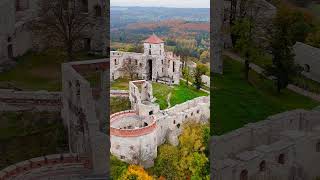 Zamek Tenczyn w Rudnie history drone castle zamek dron historia [upl. by Shirberg]