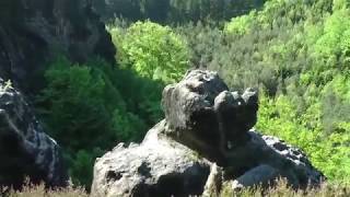 Wanderung sächsische Schweiz  Starke Stiege und Rübezahlstiege [upl. by Izy]