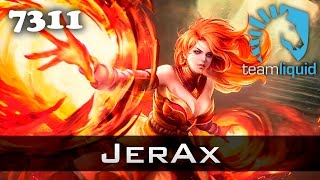 JerAx Lina  7311 MMR Ranked Dota 2 [upl. by Eugenia]