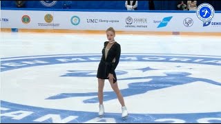 Anastasiia GUBANOVA デニステンメモリアルチャレンジ2024 SP アナスタシア・グバノワ [upl. by Helyn]