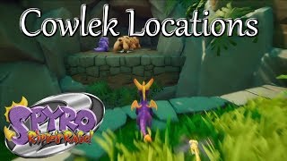 Spyro Reignited Trilogy Zephyr Cowlek Locations [upl. by Ahsikahs]