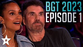 Britains Got Talent 2023 Episode 1  ALL AUDITIONS [upl. by Ecirahs]