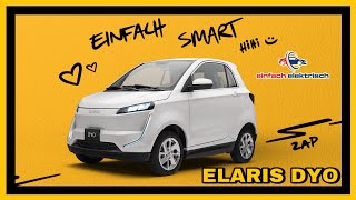 ⚡️2023 Elaris DYO 🔋 Elektro 2 Sitzer 🤔 Nachfolger für den Smart For Two⁉️ [upl. by Murial]