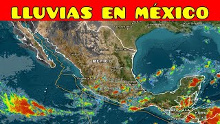 🚨ONDA TROPICAL AFECTANDO MÉXICO CDMX EdoMéx Chiapas Guerrero Oaxaca Tabasco Veracruz Yucatán [upl. by Pat295]