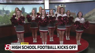 Danville High School cheerleaders perform on Daybreak [upl. by Onivla]