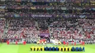 EURO 2012 mecz POLSKA 11 ROSJA  rozpoczęcie meczu [upl. by Wooldridge263]