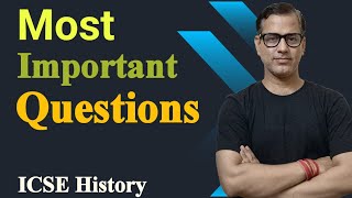 Most Important Questions History ICSE Class 10  Most Repeated Questions  Topics Class 10 History [upl. by Tasia]