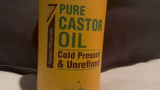 Pure Cold Pressed Castor Oil Big 32 fl oz Bottle Unrefined amp Hexane Free Review [upl. by Issy]