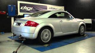 Reprogrammation moteur Audi TT 18T 225cv  257cv dyno digiservices [upl. by Raphael81]