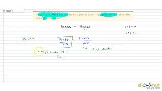 If Pp Qq Rr and Ss be four points such that 3p8q6r5s then the lines PQ and RS are [upl. by Phemia]