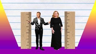 How Much Taller  Graham Norton vs Adele [upl. by Figone]