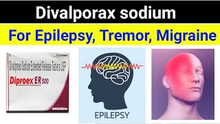 divalproex sodium extended release tablets ip 500mg uses in hindi  antiepileptic drugs [upl. by Silva]