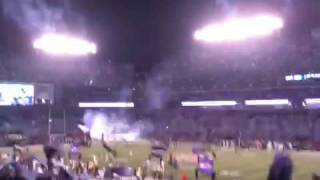 SNF Ravens Introduction vs Steelers 112909 [upl. by Kipper]