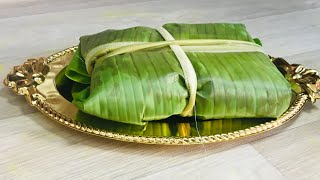 Veg Pothichoru Kerala Meals Wrapped In Banana Leaf Traditional Kerala lunch [upl. by Phi]