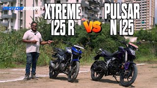 Bajaj Pulsar N 125 vs Hero Xtreme 125 R  Most Stylish 125cc Bike In India  MotorBeam [upl. by Uv]