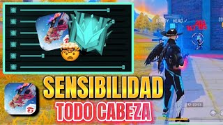 SENSIBILIDAD  BOTÓN PERFECTO FREE FIRE🎯SIN DPI PARA DAR TODO ROJO NUEVA ACTUALIZACIÓN 2024✅ [upl. by Dorcas]