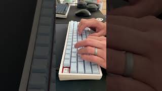 WS Morandi Switches  KBD67 Lite  FR4  Typing Test keyboardsounds mechanicalkeyboard [upl. by Fillian314]