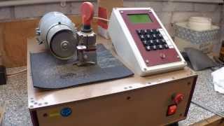 Electronic code key cutting machine [upl. by Nnylidnarb]