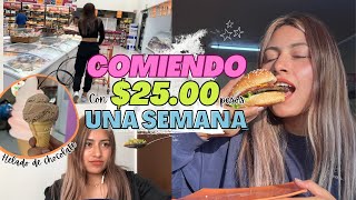 COMIENDO UNA SEMANA CON 2500 PESOS  BEAR BELLZ [upl. by Namar]