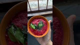 Beetroot chutney chatorirajani vegetarianrecipes recipe food [upl. by Ainotna331]