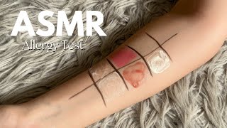 ASMR  Allergy Test On Real Person No Talking  Layered Sounds  Visual Triggers [upl. by Abehs]