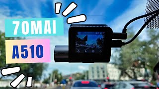 70mai Dash Cam A510 Review  Excellent Car Dash Camera [upl. by Ettenoitna37]