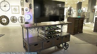 Howard Miller Budge Wine amp Bar Cabinet 695324 at Home Bars USA [upl. by Lorri521]