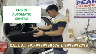 CNG ON AUTOMATIC SANTRO quotSUCCESSFULquot  GOVT APPROVED EXPERT CNG SOLUTIONS DABRI MOD [upl. by Tadashi761]