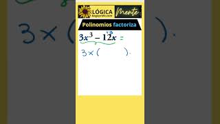 FACTORIZACIÓN de polinomios maths educacionmatematica algebra matematicas matematicasfaciles [upl. by Dream814]