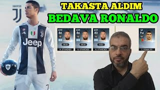 BEDAVA RONALDO ALMAK  PES 2019 TAKAS NASIL YAPILIR [upl. by Raimes]