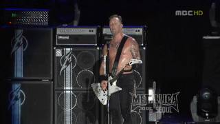 LIVE  HD  Metallica  Master of Puppets  Seoul 2006 [upl. by Anaujait]