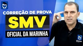 Correção de prova  Prova SMV Oficial da Marinha [upl. by Karame229]