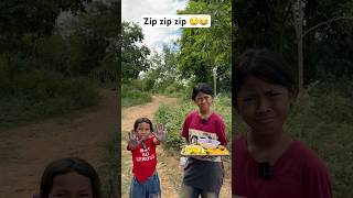 Zip zip Zip 🤤😂 zipzip edit funny wildrice food [upl. by Orlantha249]