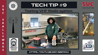 TechTip9 Testing a VHF Radio system an SWR meter is the way to go [upl. by Adnalram]