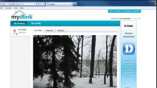 How to log into a mydlink camera [upl. by Ydnerb403]