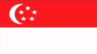 Singapore Flag and Anthem [upl. by Atteynot666]