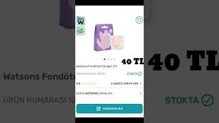 Watsonstan alabileceğiniz 50 TL altı ürünlerrrr💚🤍 keşfetbeniöneçıkar watsons fypyoutube [upl. by Divad]