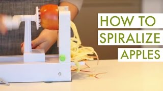 How to Spiralize Apples [upl. by Yor]