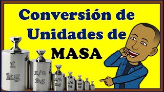 Conversión de Unidades de Masa Super Fácil  Paso a Paso [upl. by Grane]