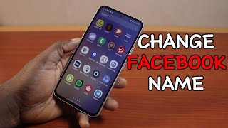 How to Change Facebook Name [upl. by Teodora338]