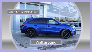 2020 Acura MDX Aspec For Sale  Walkaround  West Side Acura in Edmonton Alberta [upl. by Gnoix]