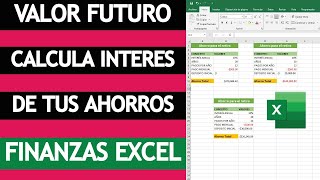 Función Valor futuro en Excel calcula el total de tu Ahorro para el retiro con su intereses [upl. by Zumstein]