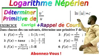 PRIMITIVE ln Tout savoir sur ln et ses primitives [upl. by Westphal]