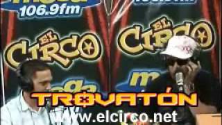 Tiraera en el Trovaton Rakim vs Orlando García en El Circo de La Mega [upl. by Meggs118]